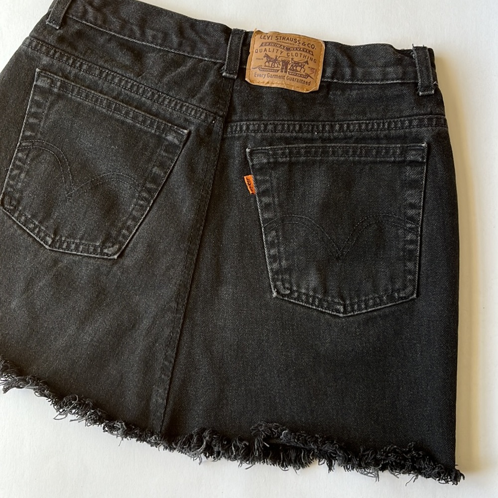 Levi’s Vintage Orange Tab Jean Skirt